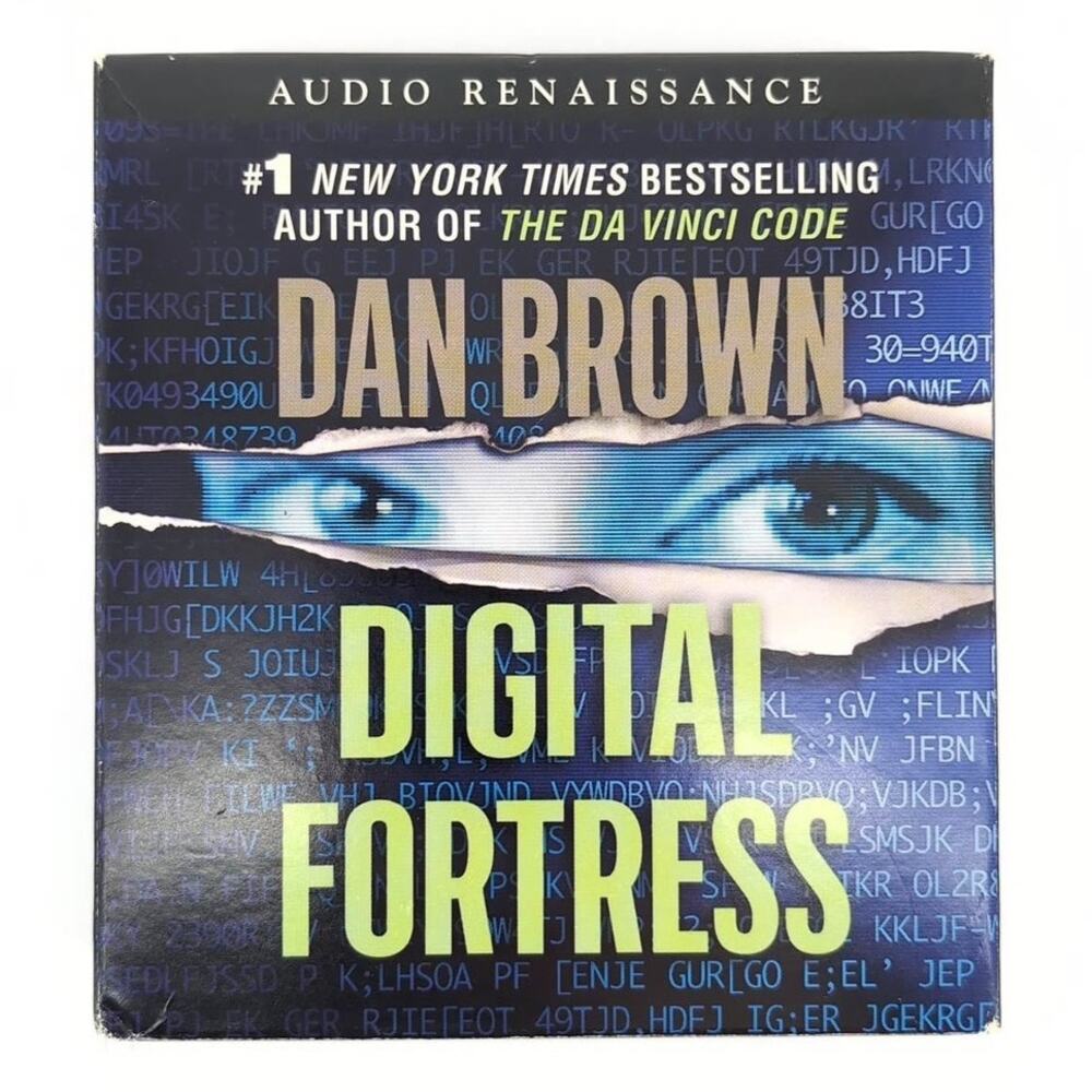 Digital Fortress 10 Compact Discs / CDs AUDIO BOOK Novel by Dan Brown - GUC